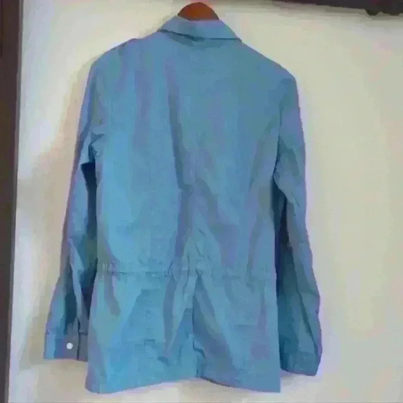 NORTHERN REFLECTIONS | Blue Lightweight Snap Adjustable Waist Jacket Si… - Picture 3 of 5